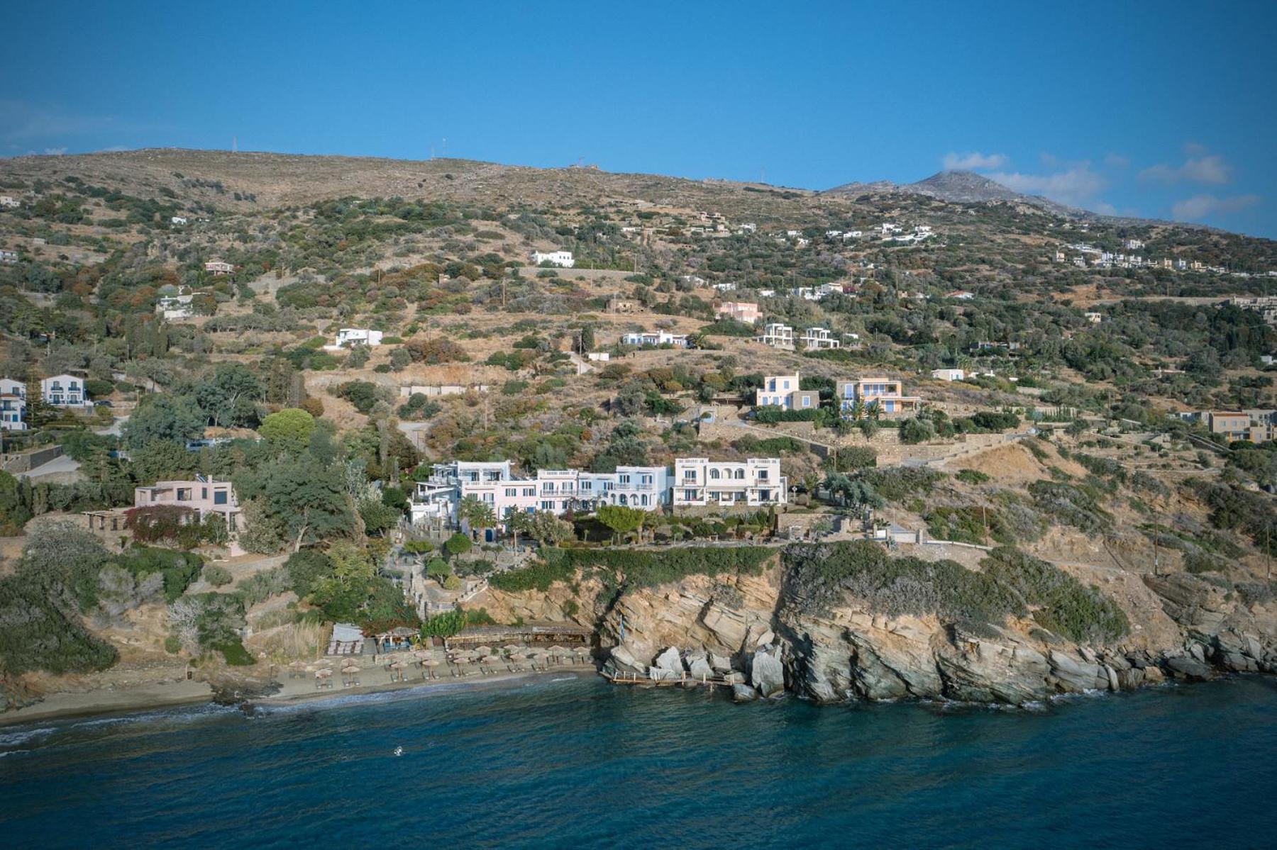 Aneroussa Beach Hotel Batsíon Exterior foto